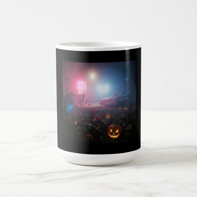 Mug Nuit d'Halloween sinistre (Centre)