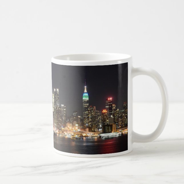 Mug Nuit d'horizon de Manhattan New York (Droite)