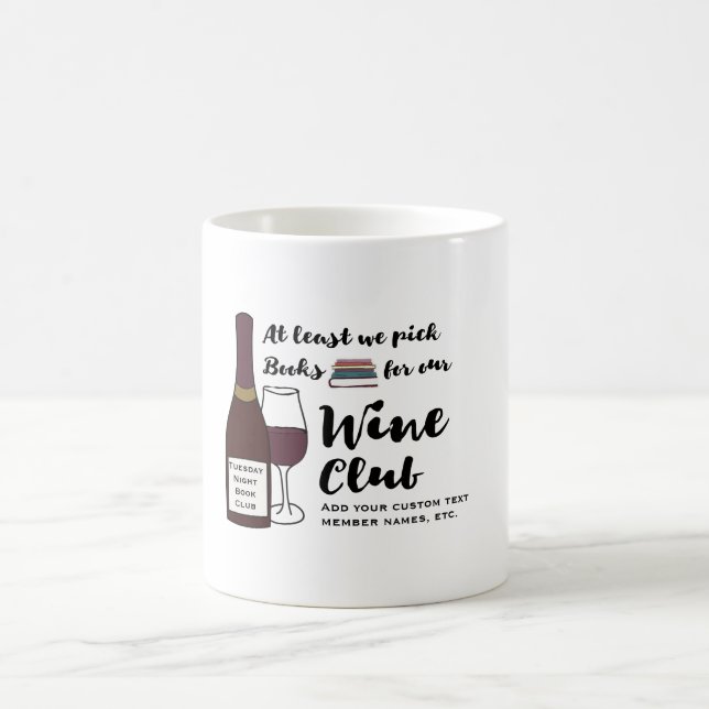 Mug Nuit drôle de filles de club de vin de boissons du (Centre)