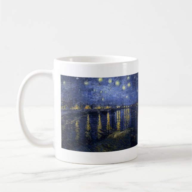 Mug Nuit étoilée au-dessus du Rhône (Gauche)