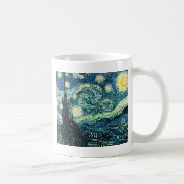 Mug Nuit étoilée de Vincent van Gogh (Droite)