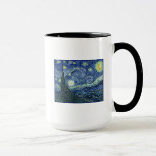 Mug Nuit étoilée, Étoiles françaises bleues, Vincent V