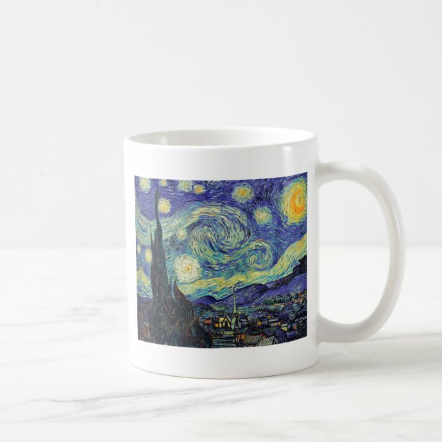 Mug Nuit étoilée par van Gogh (Droite)