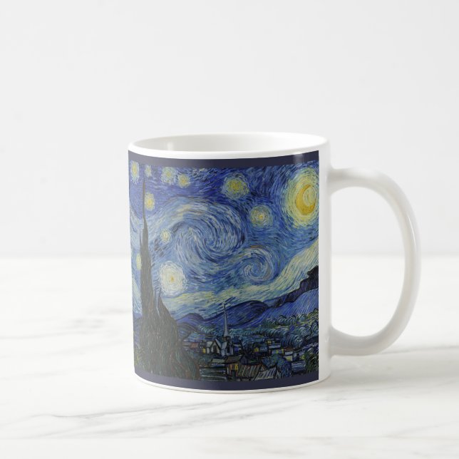 Mug Nuit étoilée par Vincent van Gogh - 1889 (Droite)