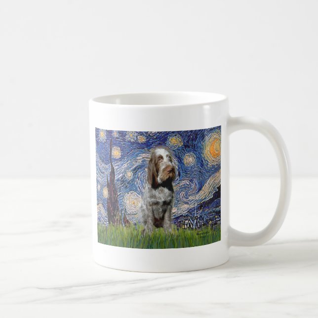 Mug Nuit étoilée - Spinone Italien (rouan) (Droite)