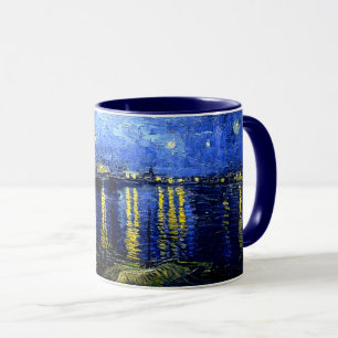 Mug Nuit étoilée sur le Rhône, célèbre peinture