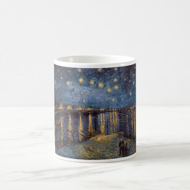 Mug Nuit étoilée sur le Rhône par Vincent Van Gogh (Centre)