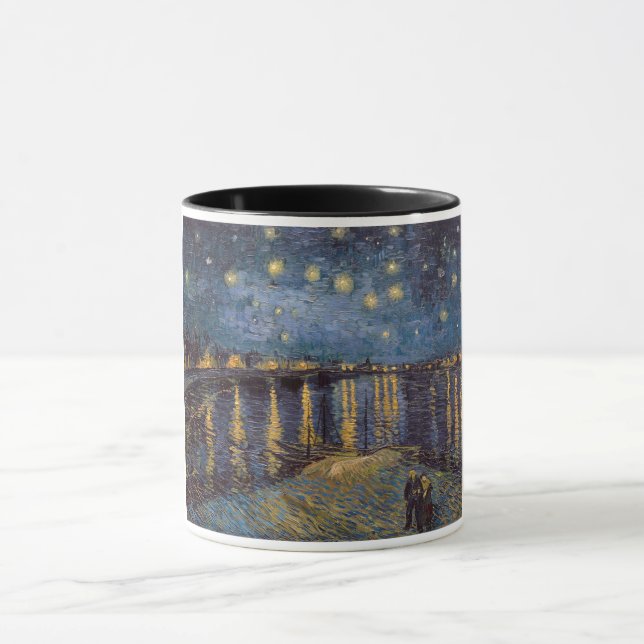 Mug Nuit étoilée sur le Rhône par Vincent Van Gogh (Centre)