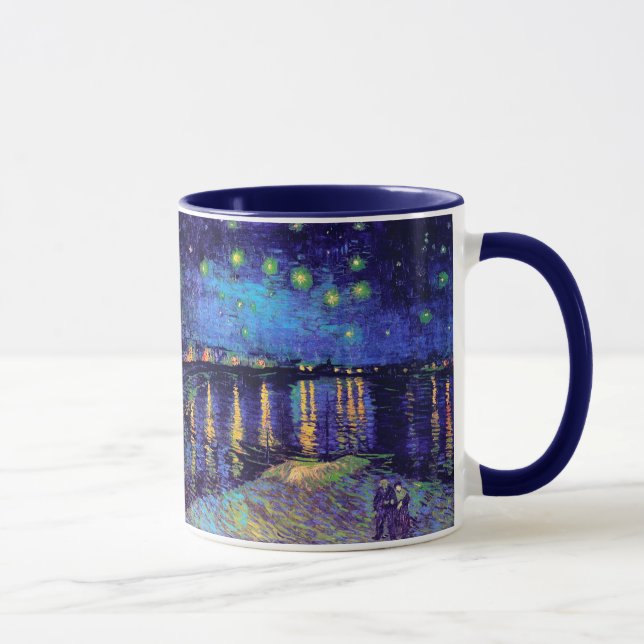 Mug Nuit étoilée sur le Rhône Van Gogh Art (Droite)