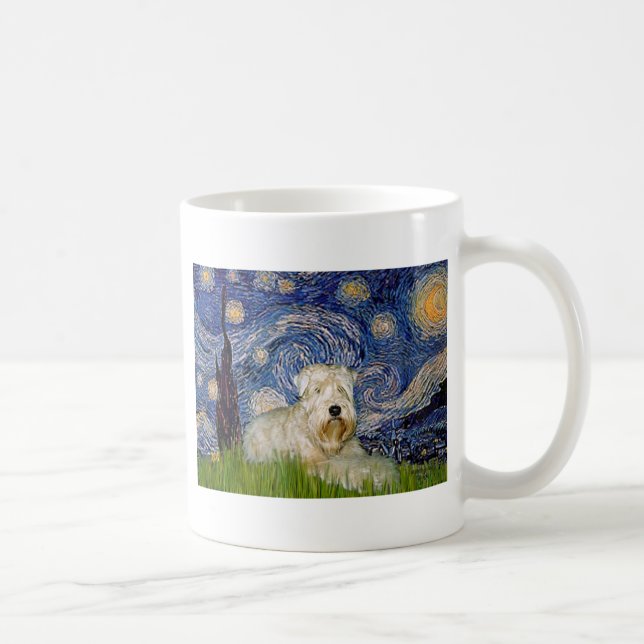 Mug Nuit étoilée - Wheaten Terrier 1 (Droite)