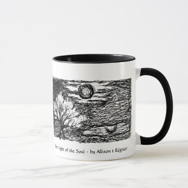 Mug Nuit foncée de l'âme (Droite)