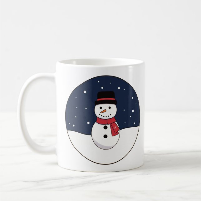 Mug Nuit hivernale de Snowman (Gauche)