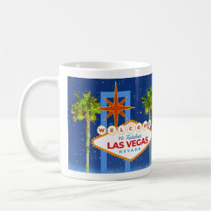 Mug Nuit magique à Las Vegas Bienvenue à Las Vegas