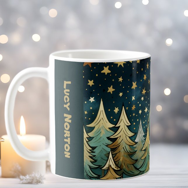 Mug Nuit sainte et étoilée de Noël (Créateur téléchargé)