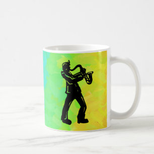 Mug Nuits de Boogie de New York Saxophone Arc-en-ciel