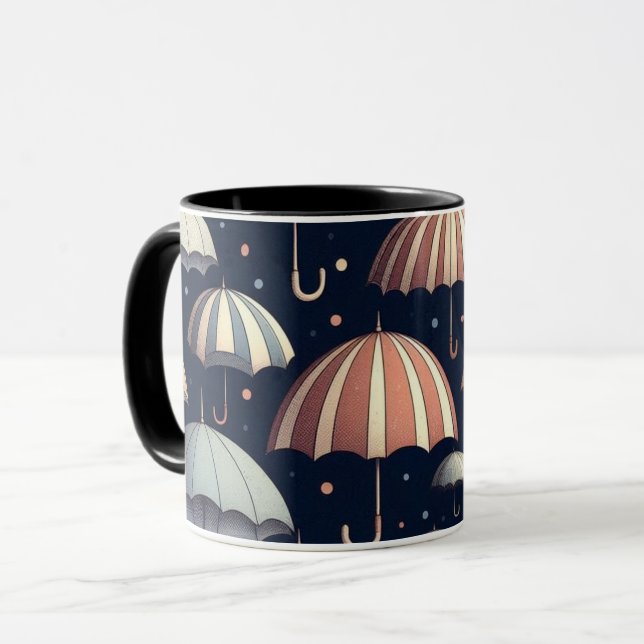 Mug Nuits de Plage sous la Pluie (Devant gauche)