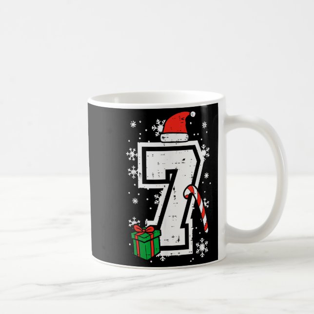 Mug Number 7 Christmas 6 7 Xmas Matching 67 Meme Men W (Droite)