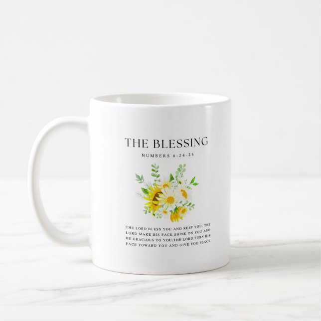Mug Numbers 6:24-26 The Lord bless you and keep you (Gauche)