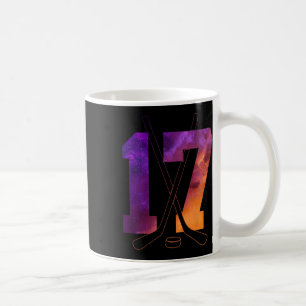 Mug Numéro 17 Ans Hockey sur glace 17e Anniversaire