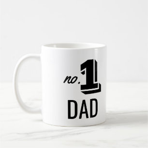 Mug numéro 1 papa fête des pères photo cadeau café