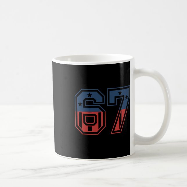 Mug Numéro 67 États-Unis  (Droite)