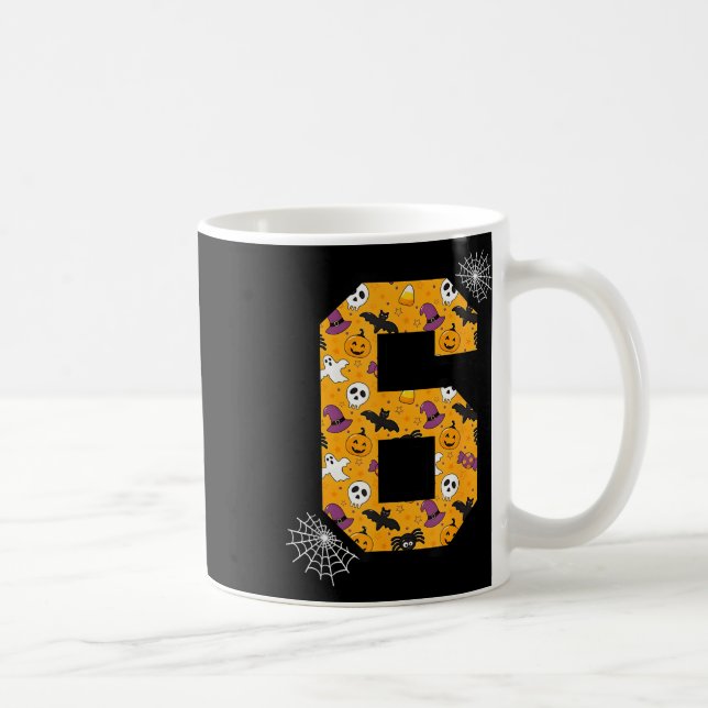 Mug Numéro 6 Citation drôle de mème 6 7 Six Sept Hallo (Droite)