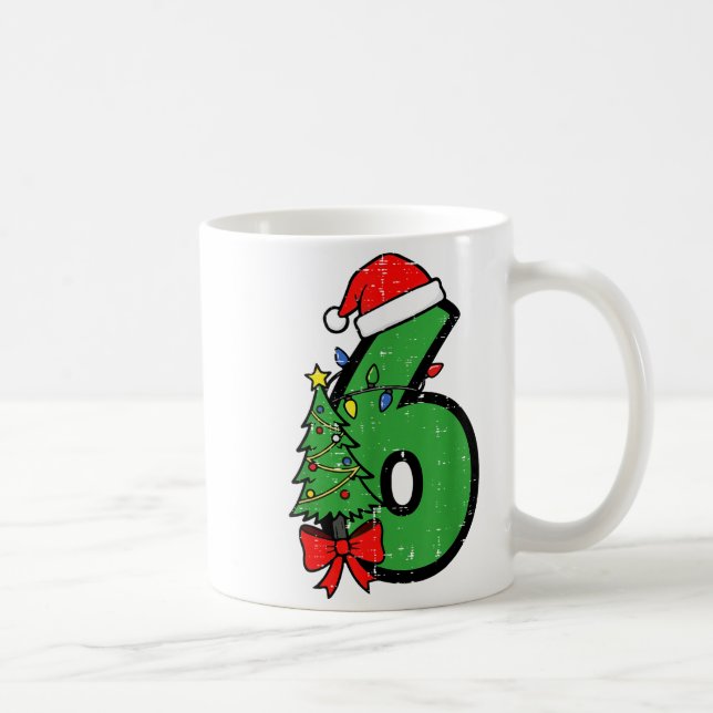 Mug Numéro 6 Noël 6 7 Correspondant 67 Mème Hommes Fem (Droite)