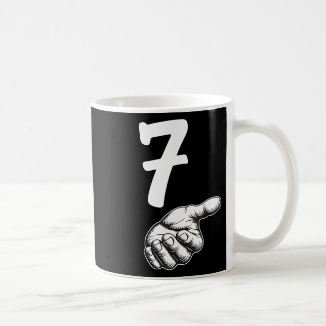 Mug Numéro 7 Duo correspondant 67 Mème Génération Alph (Droite)
