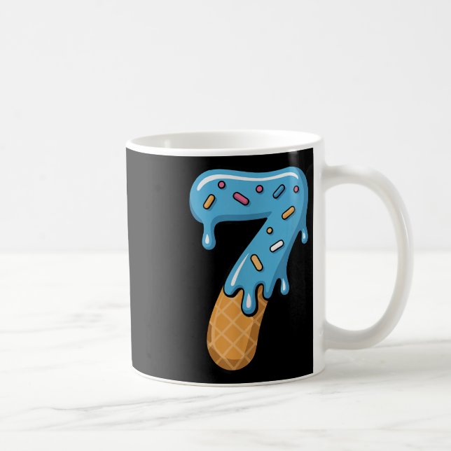 Mug Numéro 7 Glace Goutte 67 Mème Couple Correspondant (Droite)