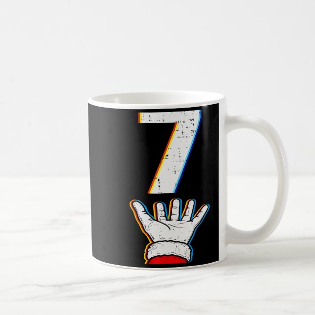 Mug Numéro 7 Pyjama de Noël Homme Memes assortis 67 (Droite)