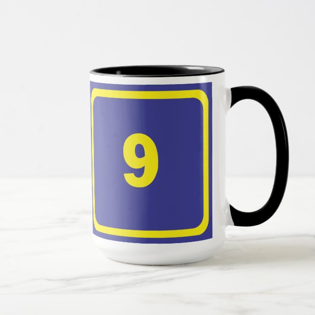 Mug Numéro 9 (Droite)