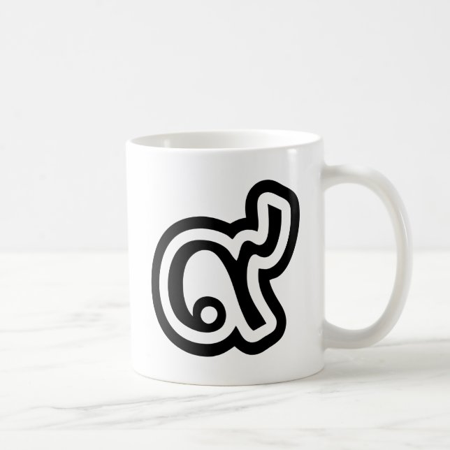 Mug Numéro 9 / Neuf / ๙ (Gao/Kao) thaïlandais chanceux (Droite)