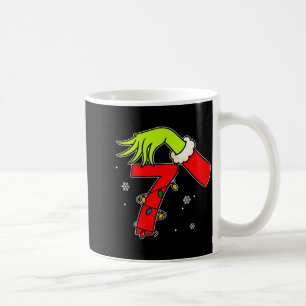 Mug Numéro amusant 7 Noël 67 Six Sept Mème Xmas Hommes