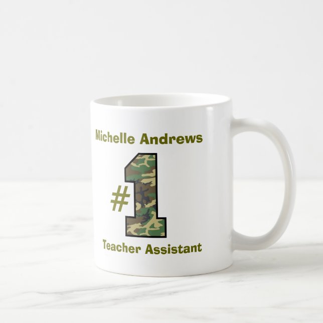 Mug Numéro assistant V33 d'enseignement ou de (Droite)