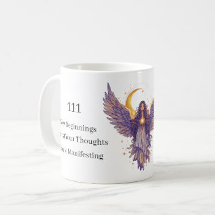 Mug Numéro d'ange personnalisé Art Céleste