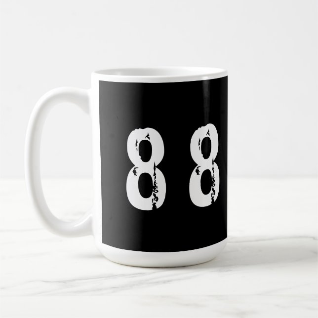 Mug Numéro de sport 88 (Gauche)