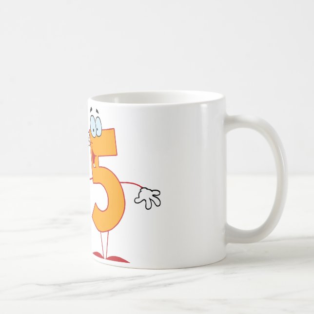 Mug Numéro heureux 45 (Droite)