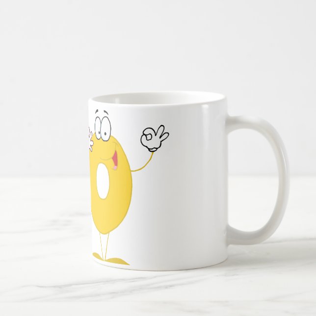 Mug Numéro heureux 90 (Droite)