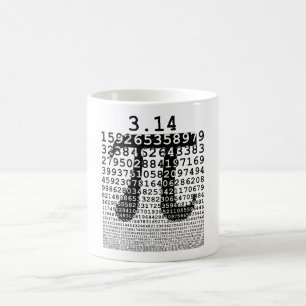Mug Numéro noir d'origine pi jour symbole mathématique