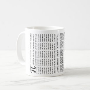Mug Numéro Pi 1000 Premiers Chiffres   Symbole mathéma
