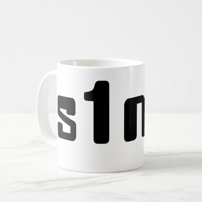 Mug Numéro Un Simp (Devant gauche)