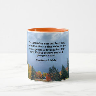 Mug Numéros 6:24,26 L'Éternel vous bénit et vous garde