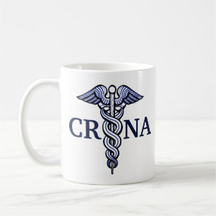 Mug Nurse Anesthetist Caduceus Nom personnalisable 11o