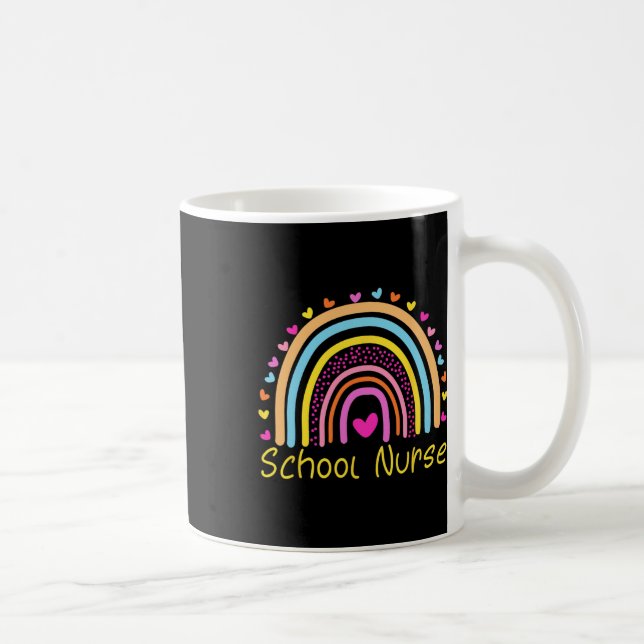 Mug Nurse Boho Rainbow Nurse Day Retour À L'École Nurs (Droite)