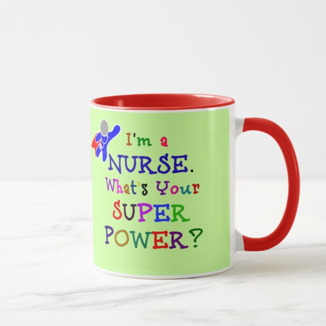 Mug Nurse Superhero (Droite)