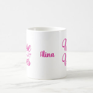 Mug Nurse Vibes personnalise le nom