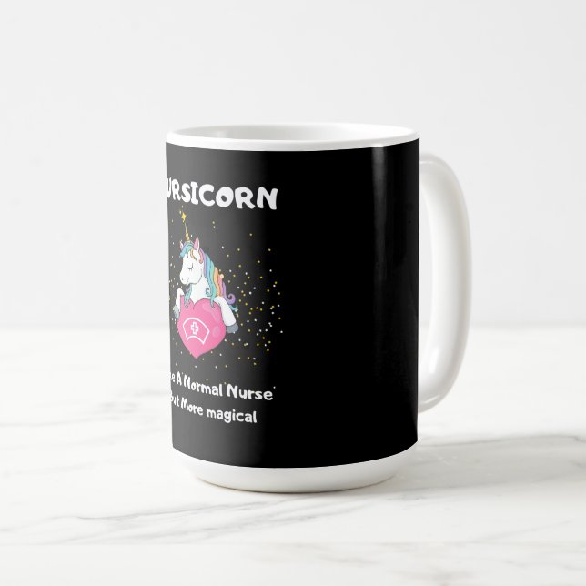 Mug Nursicorne Comme Une Infirmière Normale Mais Plus  (Devant droit)
