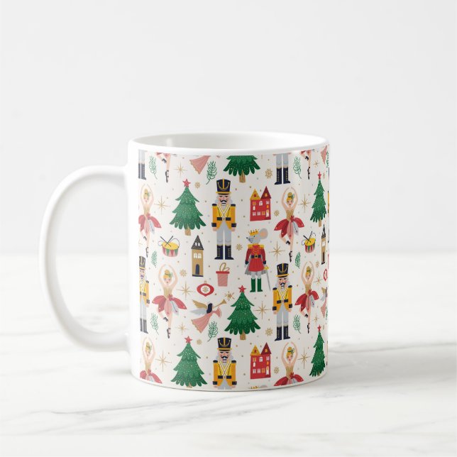 Mug Nutcracker Ballet Motif de vacances (Gauche)
