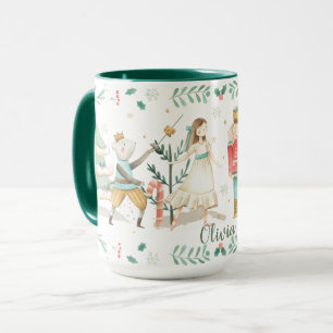 Mug Nutcracker Ballet Noël Festif Nom du cadeau