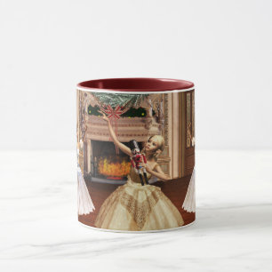Mug Nutcracker Dancing Ballerinas Holiday Musique